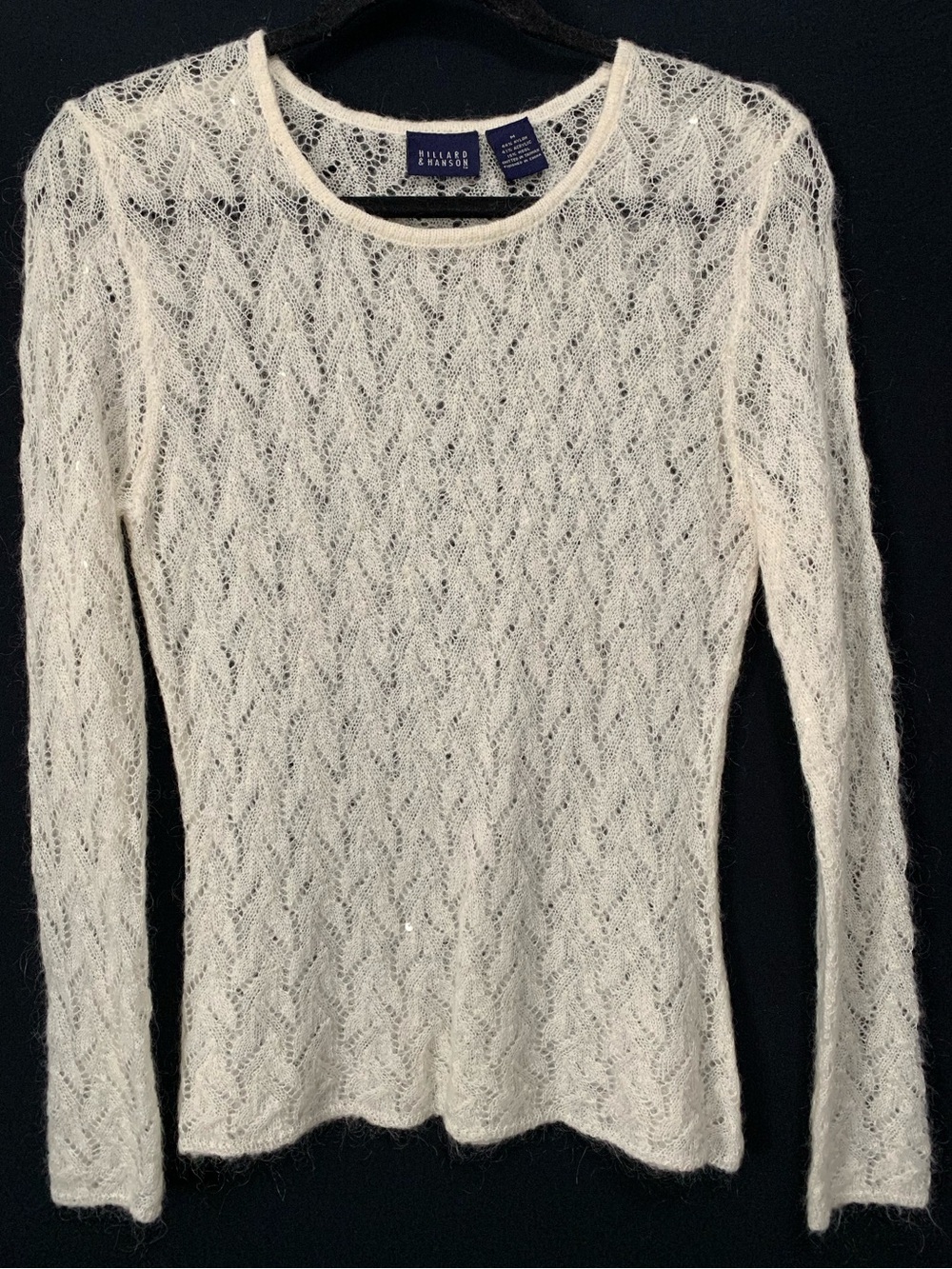 Hillard & Hanson Wool Blend Loose Knit Sweater